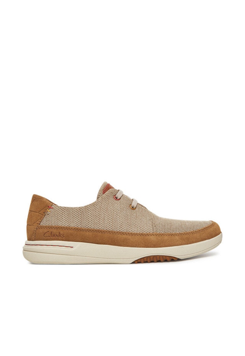 Tenisi barbati - bej - material textil