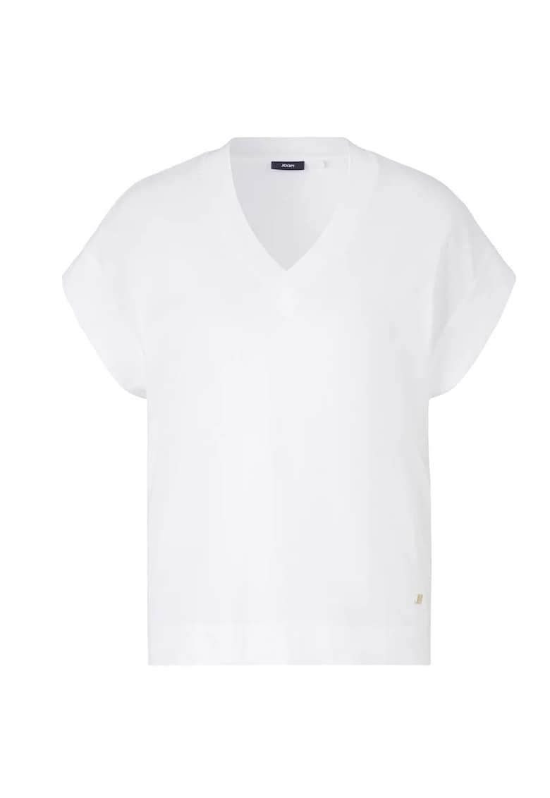 Tricou oversize fără mâneci cu decolteu în V