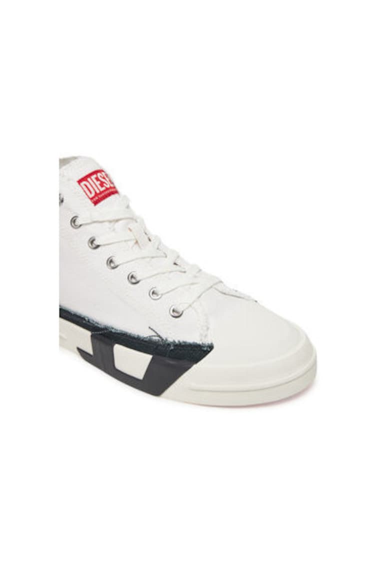 Pantofi sport barbati - Y03505PR012 - Textil - Alb - Alb