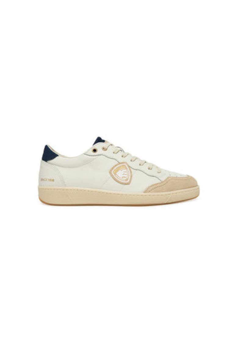Pantofi sport barbati - S5MURRAY12/LEM - Piele naturala - Ecru