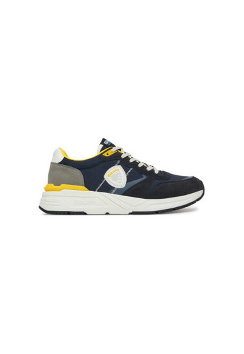 Pantofi sport barbati - S5RAY01/NYN - Textil - 44 EU - Bleumarin/Gri - Gri/Bleumarin
