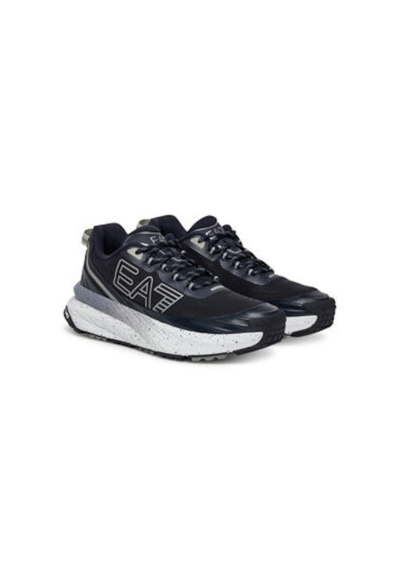 Pantofi sport barbati - X8X177 XK381 - Emporio Armani - Textil - Bleumarin - Bleumarin