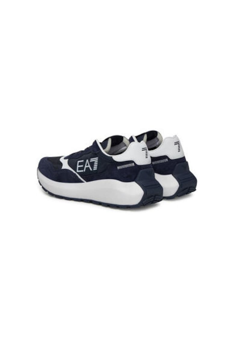 Pantofi sport barbati - X8X186 XK401 - Emporio Armani - Textil - Bleumarin