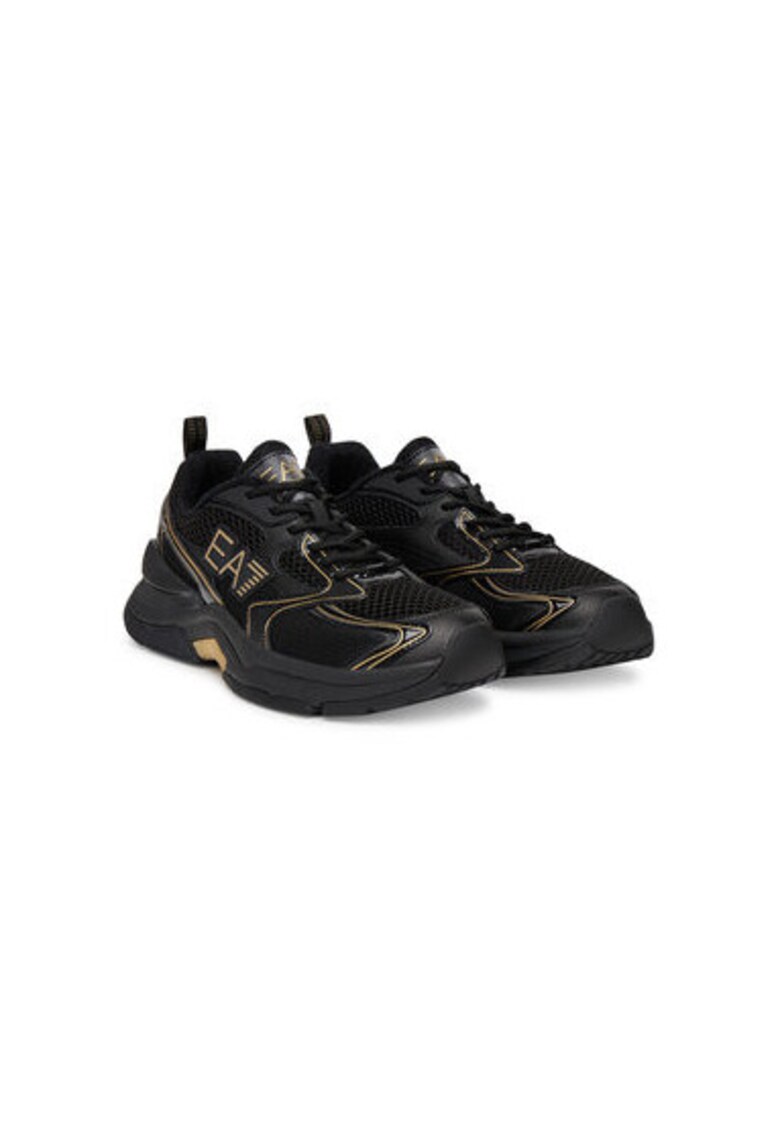 Pantofi sport barbati - X8X249 XK446 - Emporio Armani - Piele ecologica - Negru