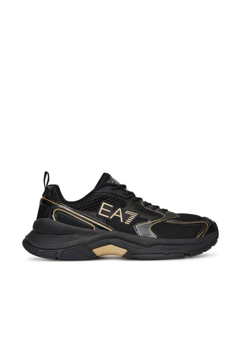 Pantofi sport barbati - X8X249 XK446 - Emporio Armani - Piele ecologica - Negru
