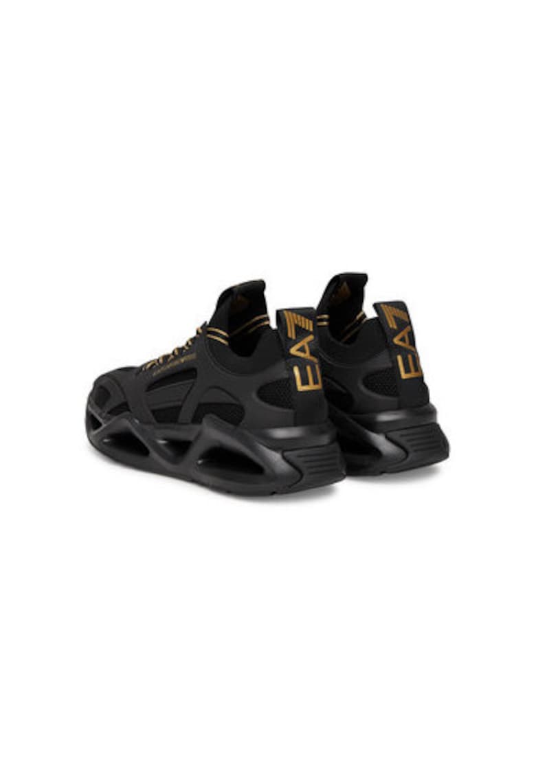 Pantofi sport barbati din piele ecologica - Negru