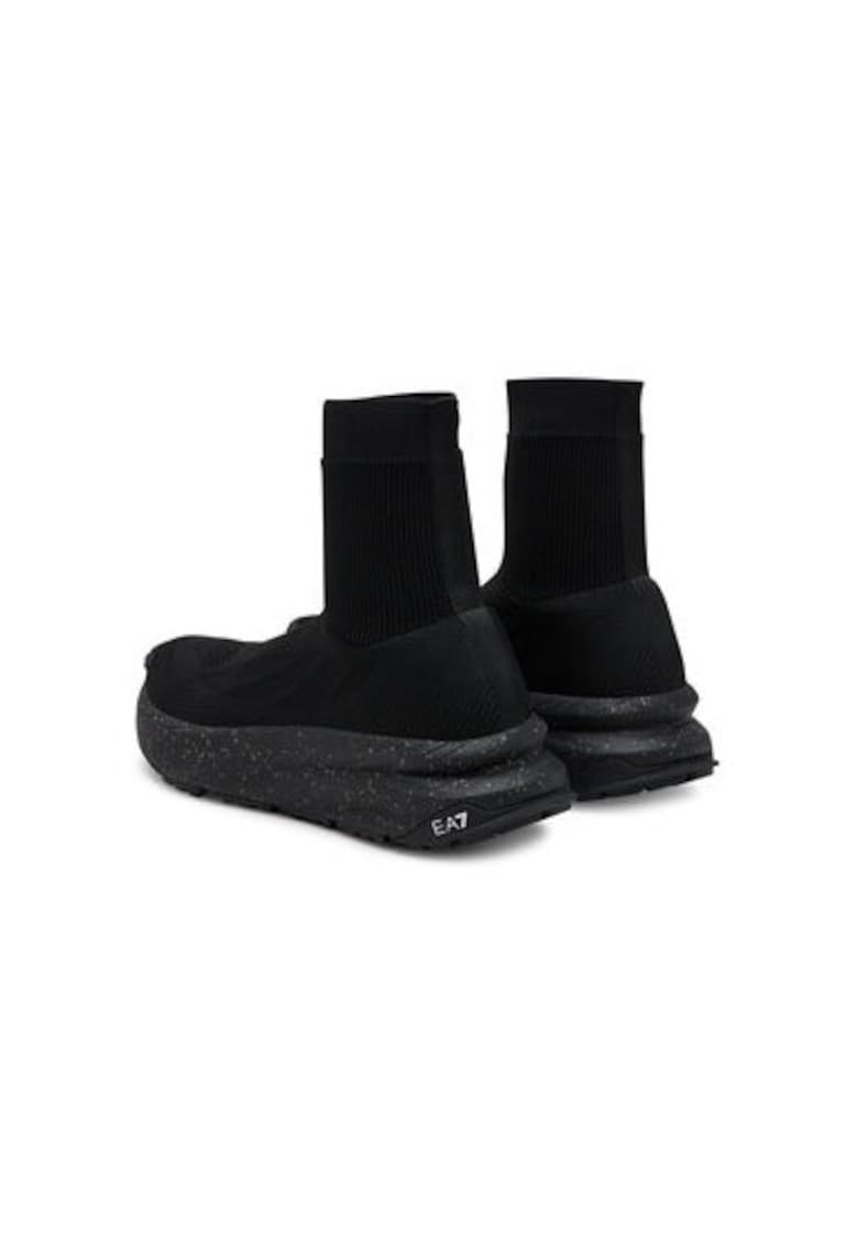 Pantofi sport barbati - X8Z057 XK430 - Emporio Armani - Textil - Negru - Negru