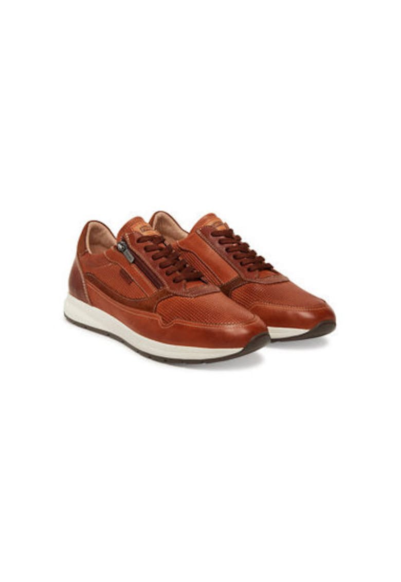 Pantofi sport barbati - M2B-6263C1 - Piele naturala - Maro