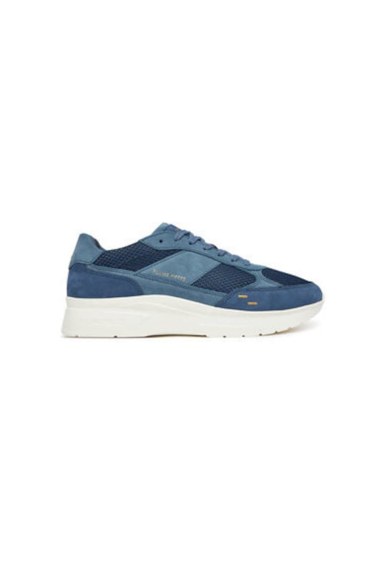 Pantofi sport barbati - 58125121925 - Piele naturala - Albastru
