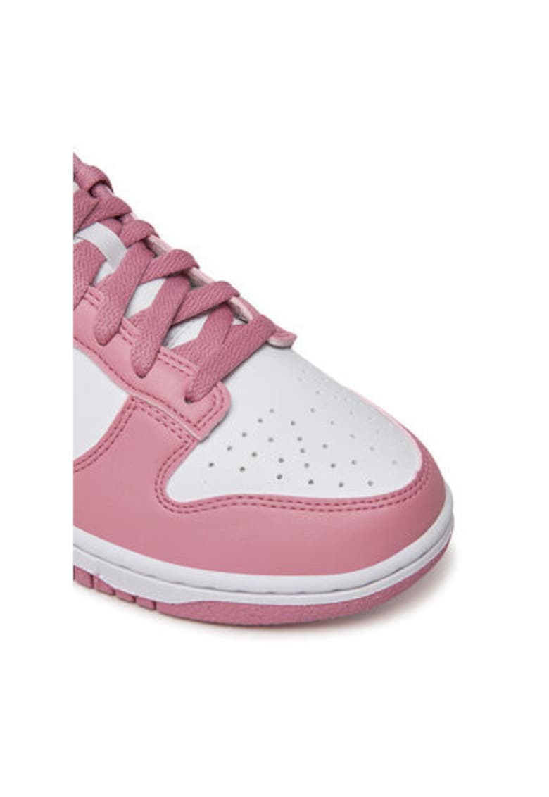 Pantofi sport dama - DD1873 - Piele naturala - 37.5 EU - Alb/Roz