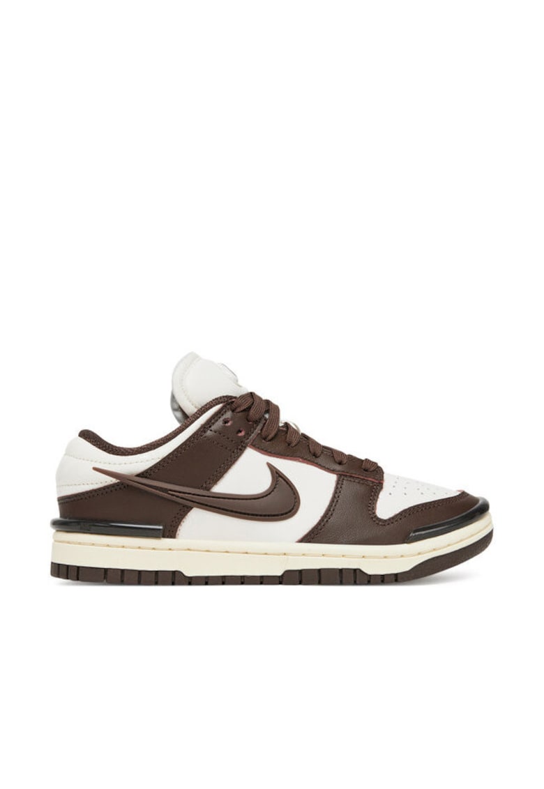 Pantofi sport dama - DZ2794 - Piele naturala - 36.5 EU - Alb/Maro - Alb/Maro