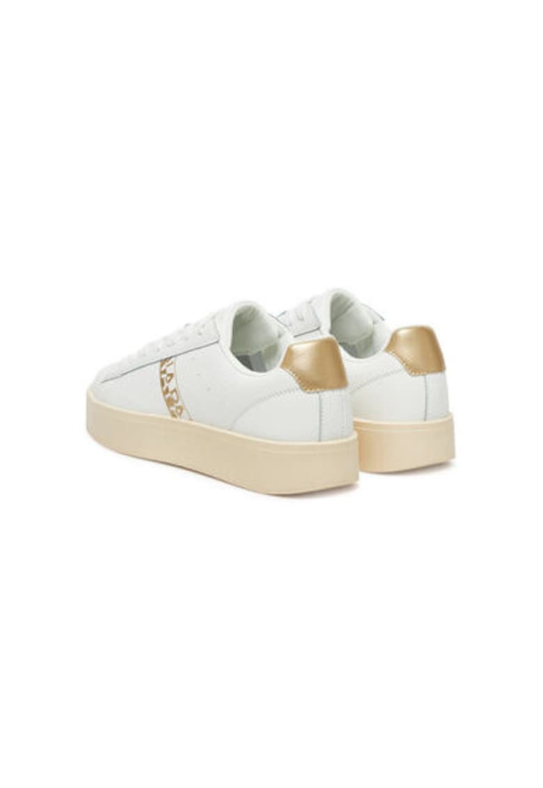Pantofi sport dama - NP0A4IQ8 - Piele naturala - Alb - Alb