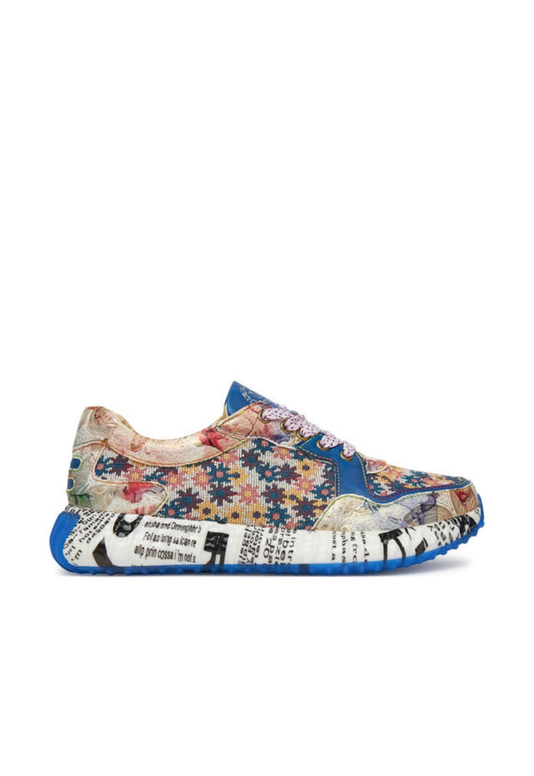 Pantofi sport dama - BURTON 127 - Piele naturala - Multicolor