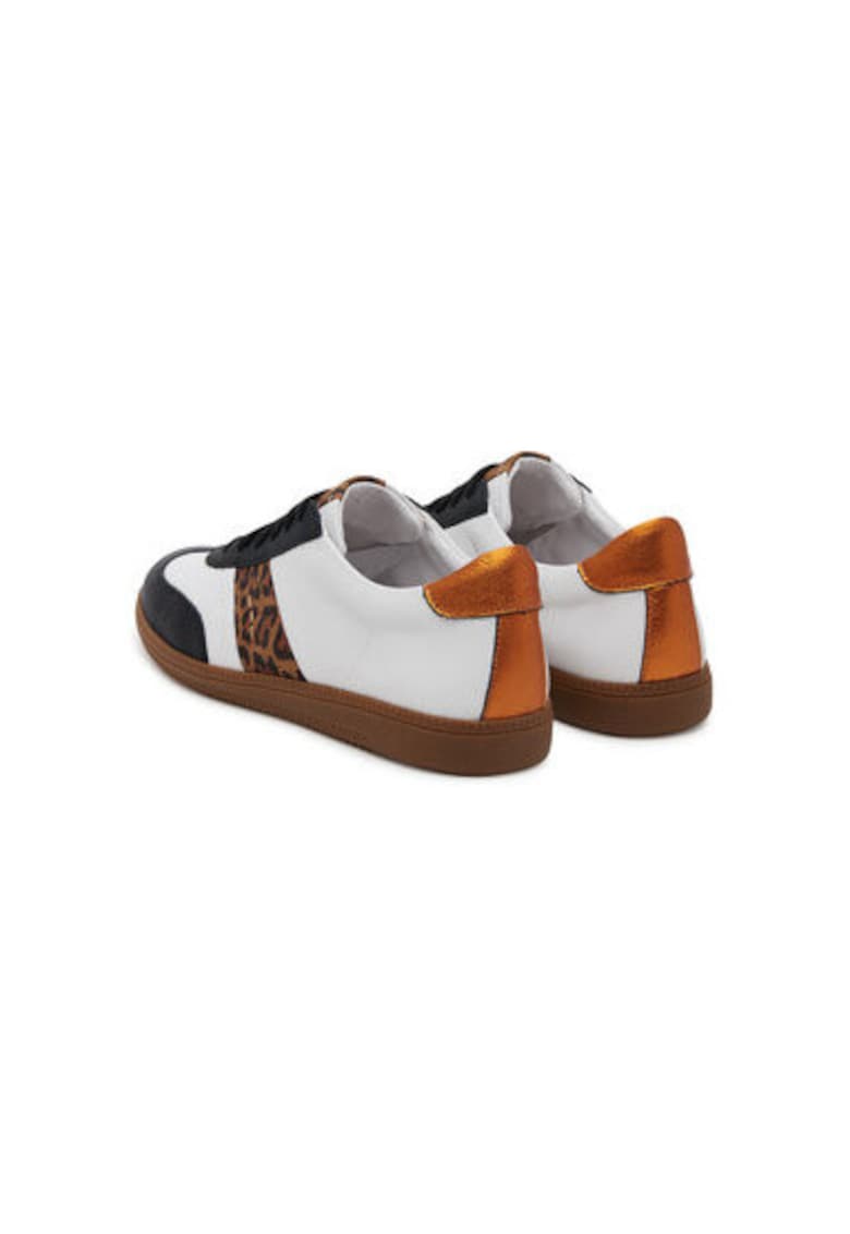 Pantofi sport dama - 64403 - Piele naturala - Multicolor