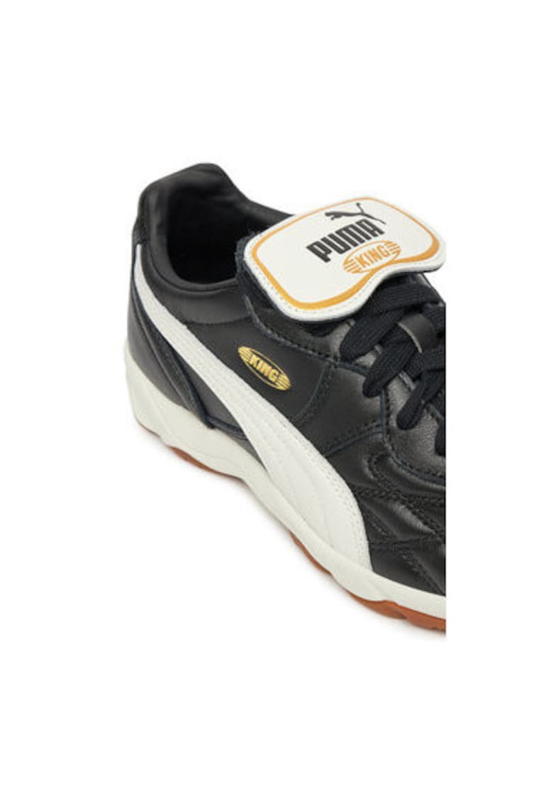 Pantofi sport King de piele cu logo - Negru