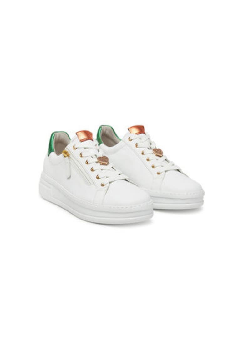 Pantofi sport dama - 66.396.54 - Piele naturala - Alb