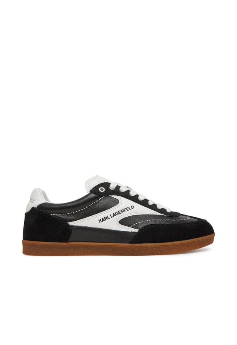 Pantofi sport dama - KL63855 - Piele naturala - Negru