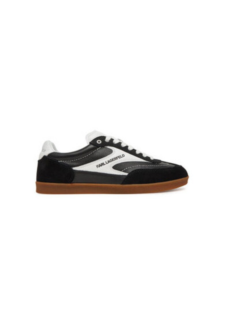 Pantofi sport dama - KL63855 - Piele naturala - Negru
