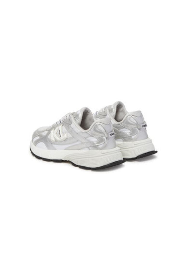 Pantofi sport dama - KL65525 - Piele naturala - Alb - Alb