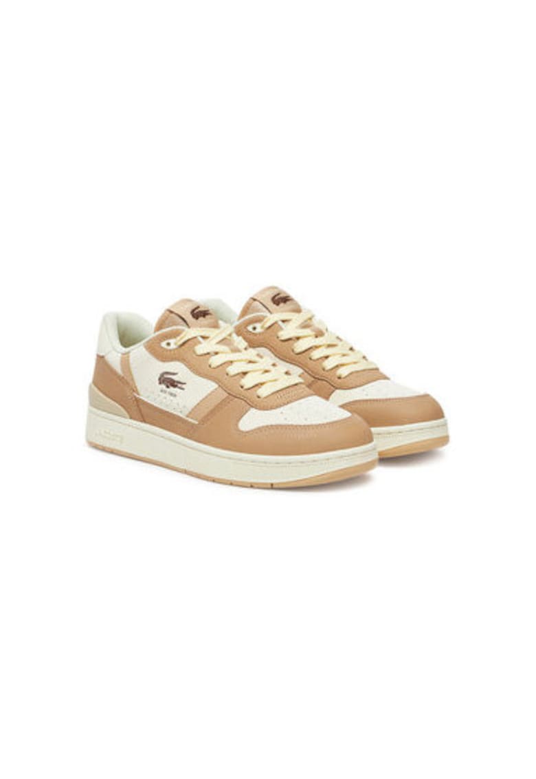 Pantofi sport dama - 749SFA0072 - Piele naturala - Bej