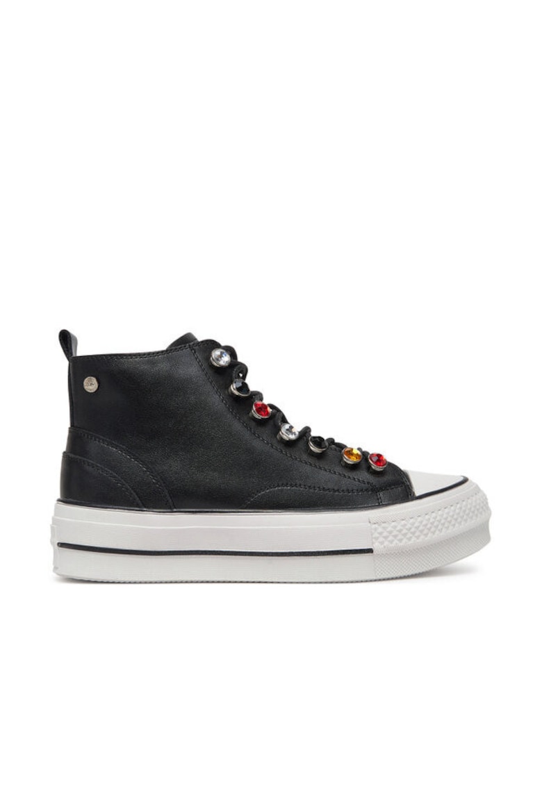Pantofi sport dama - RR2N4101 - Piele naturala - Negru