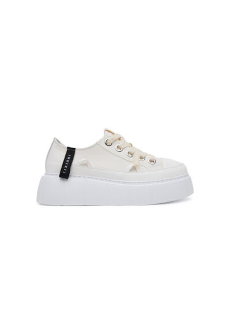 Pantofi sport dama - 30102-025 - Textil - Alb