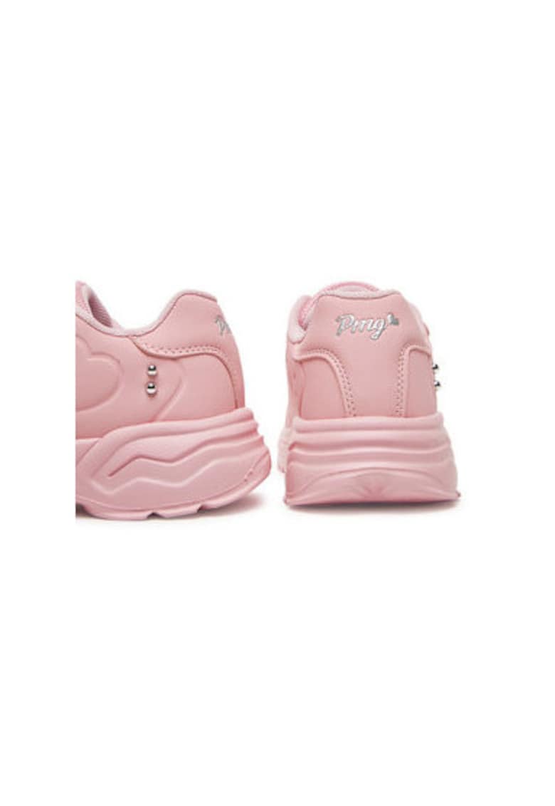 Pantofi sport dama - 7963011 - Piele ecologica - Roz