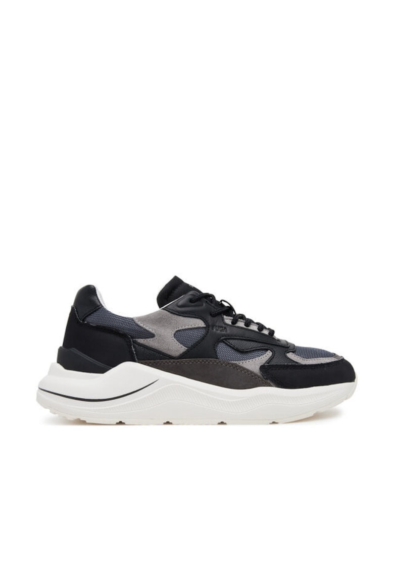 Pantofi sport dama - W421-FG-PU - D A T E - Piele ecologica - Negru