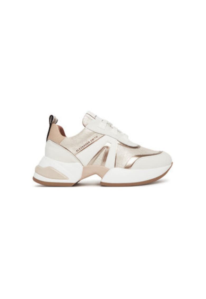 Pantofi sport dama - ASBBMBW - Piele ecologica - Bej