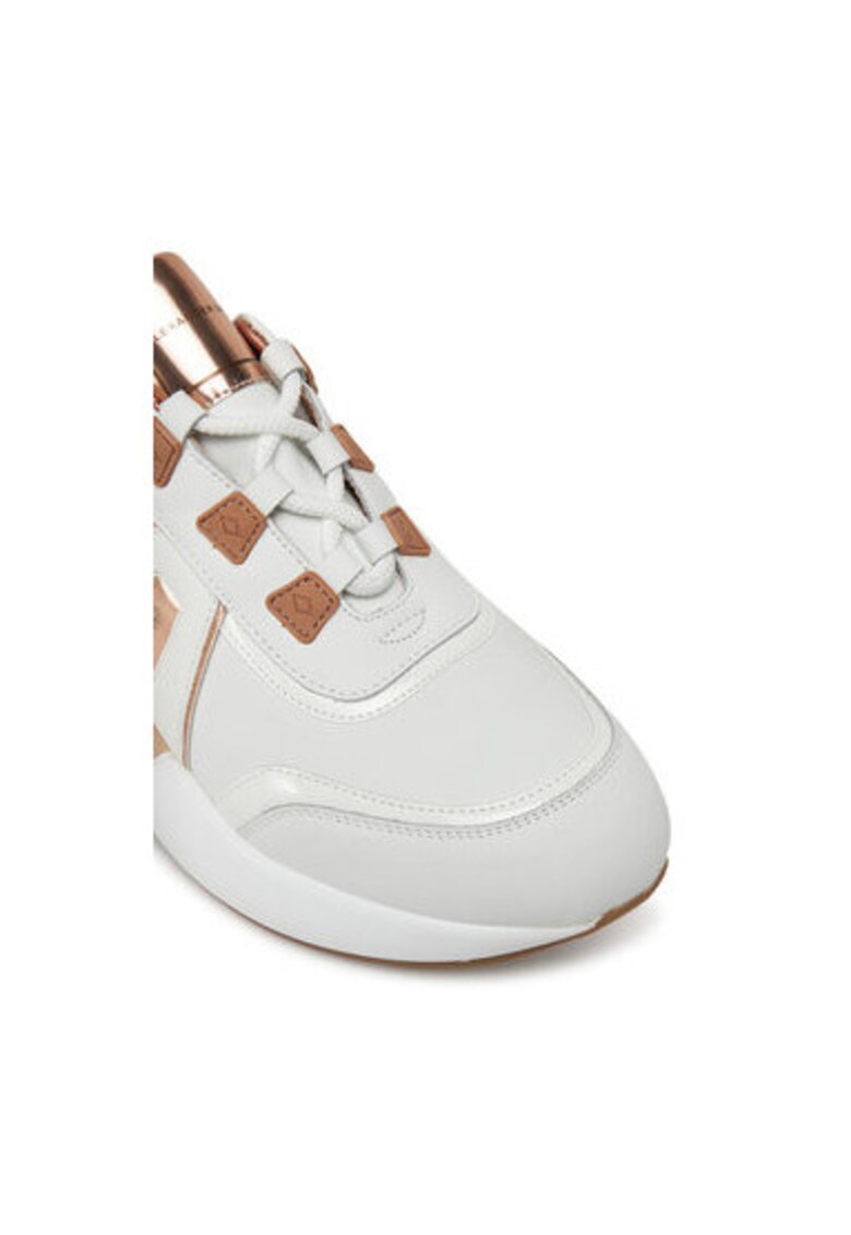 Pantofi sport dama - ASBBMBW - Piele naturala - Alb