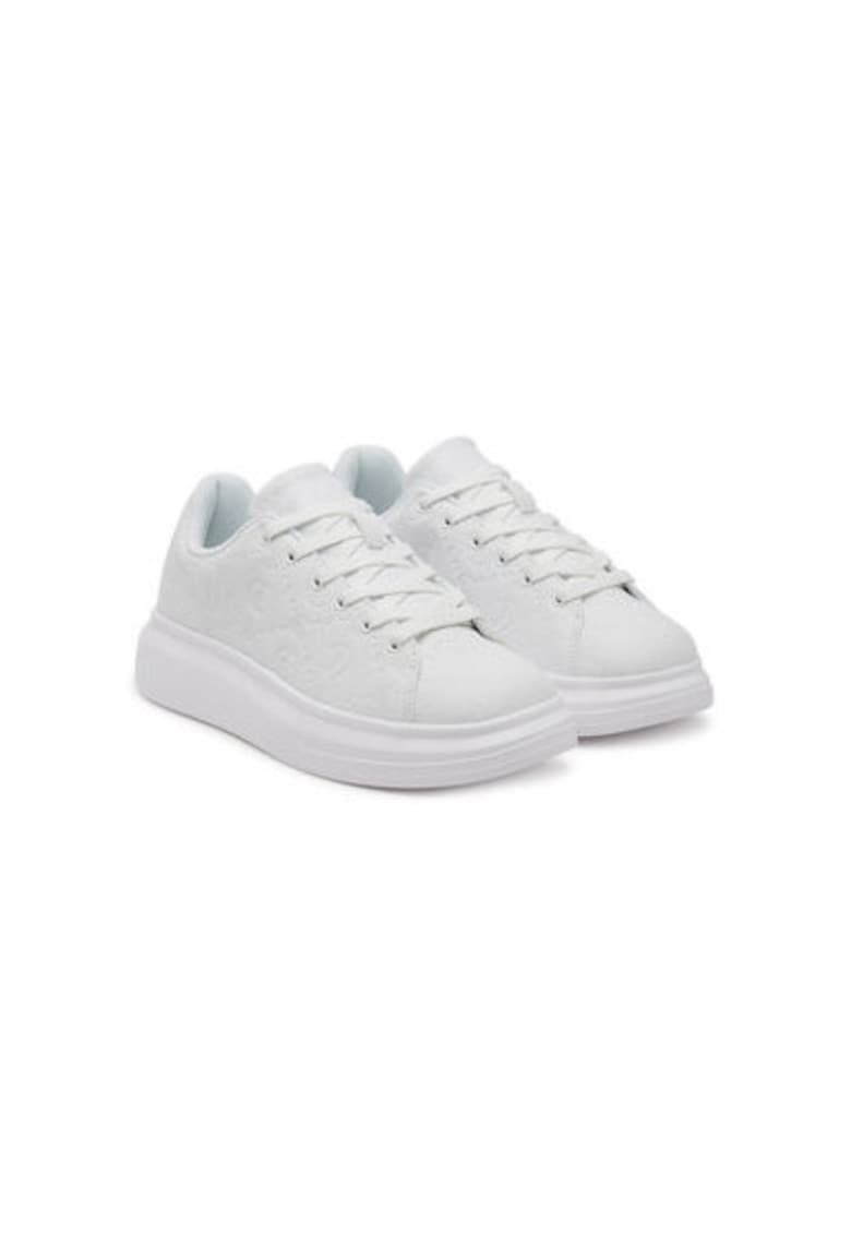 Pantofi sport dama - 78RA3SB6 ZSC31 - Piele ecologica - Alb - Alb