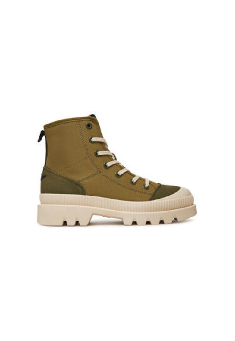 Pantofi sport dama - 251SC305DCT3541 - Piele naturala - Verde