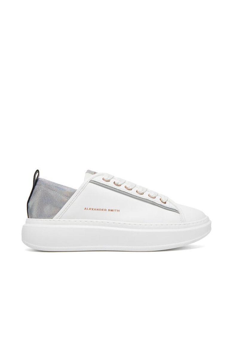 Pantofi sport dama - ASBBWYW - Piele naturala - Alb
