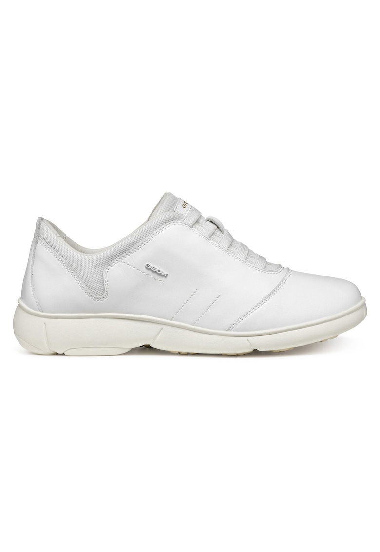 Pantofi sport dama - D45VUC-08514 - Piele naturala - Alb