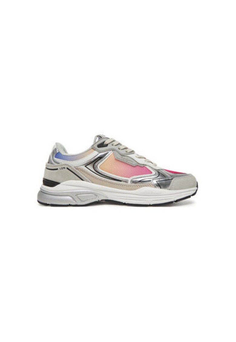 Pantofi sport dama - PLS60030 - Piele naturala - Multicolor
