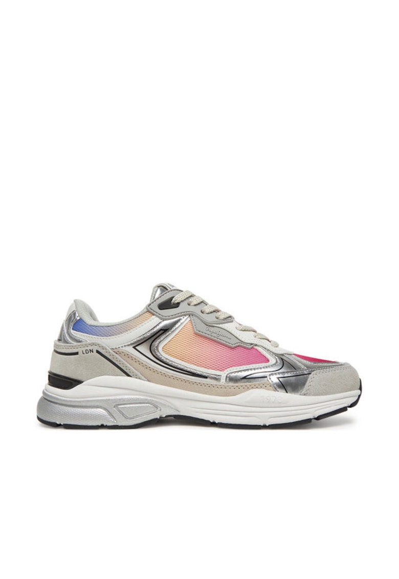 Pantofi sport dama - PLS60030 - Piele naturala - Multicolor