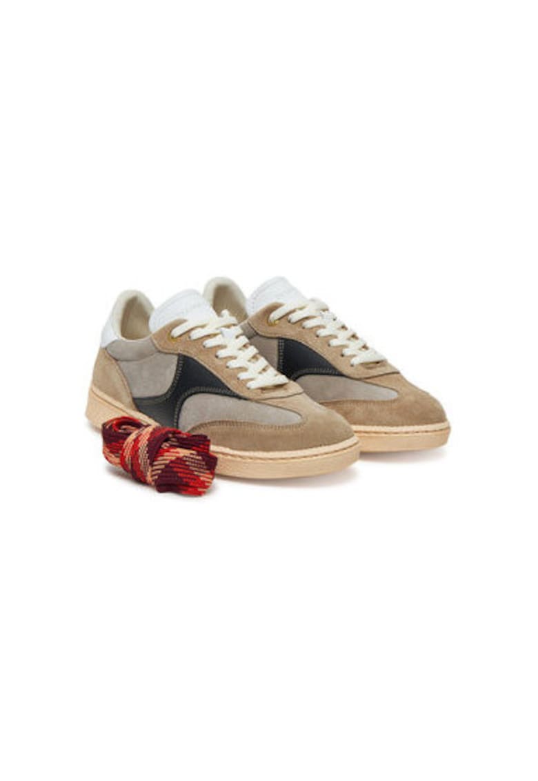 Pantofi sport dama - 68625071919 - Piele naturala - Bej