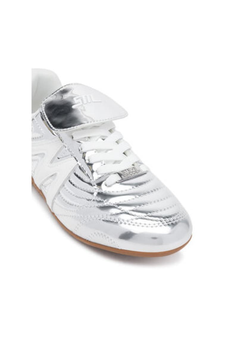 Pantofi sport dama - SM19000136 - Piele naturala - Argintiu - Argintiu
