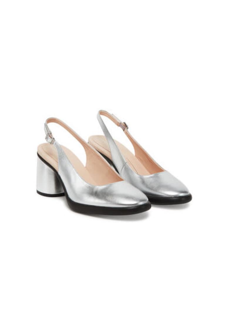 Sandale dama - 22271301682 - Piele naturala - Argintiu