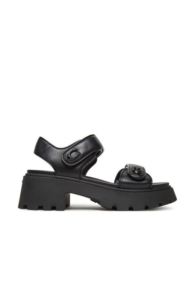 Sandale dama - CAR57 - Piele naturala - Negru