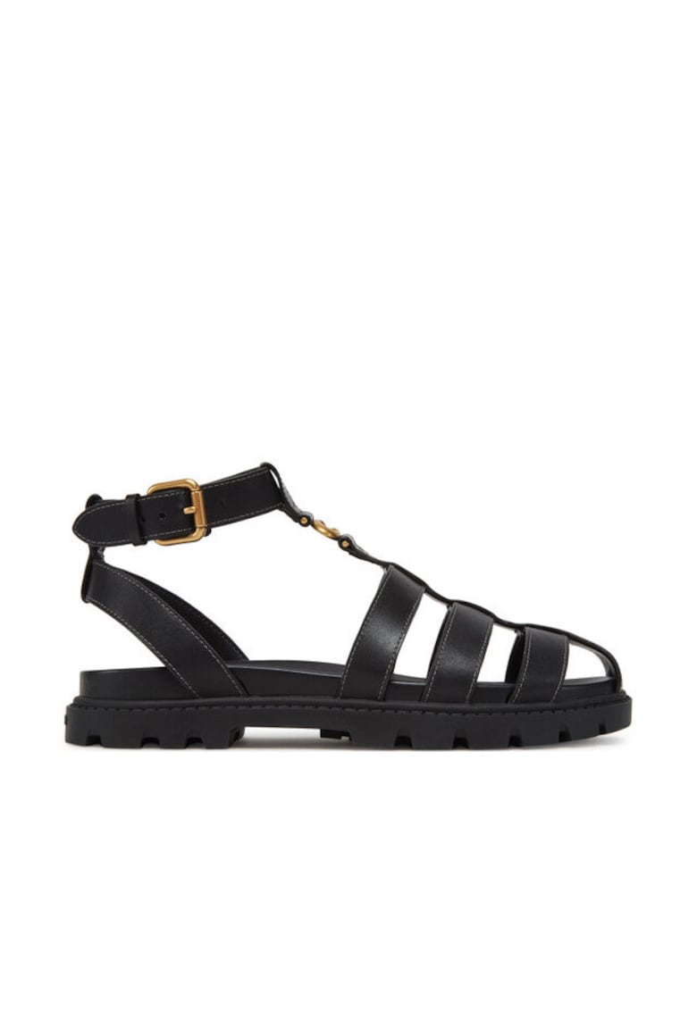 Sandale dama - CAR69 - Piele naturala - Negru