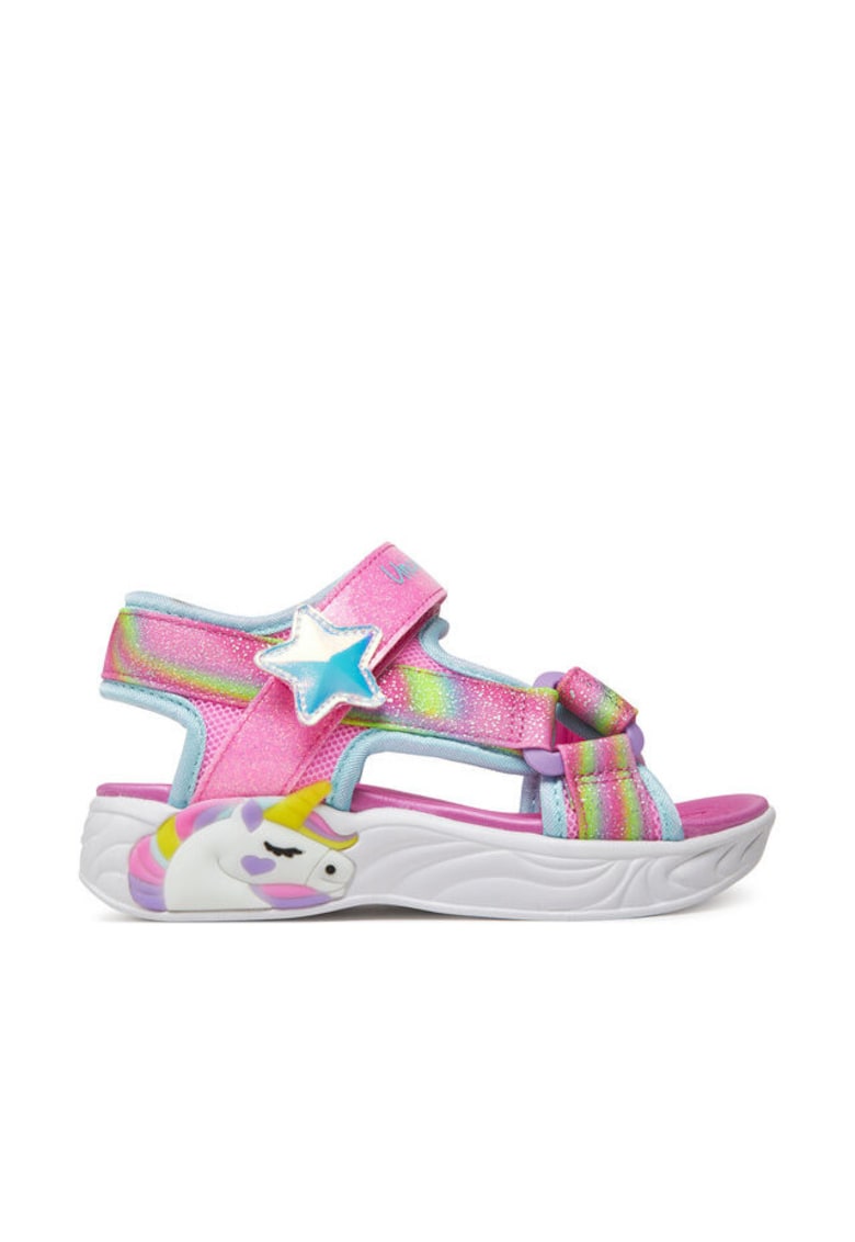 Sandale dama - 303107L - Piele ecologica - Roz