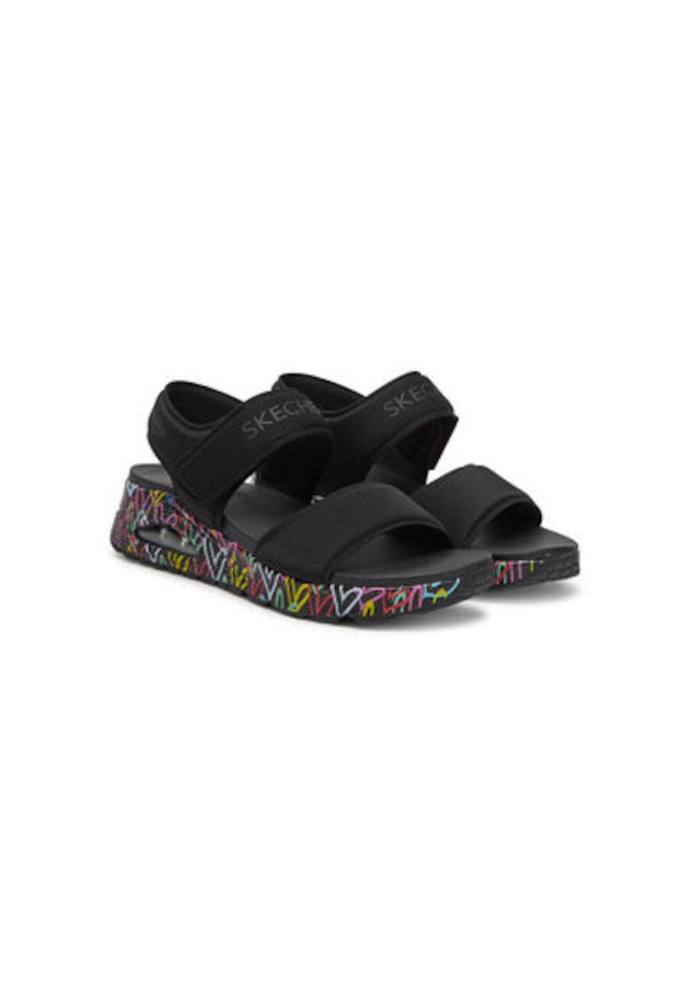 Sandale dama - 164028 - Textil - Negru
