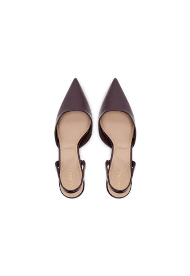 Sandale dama - 13966790 - Piele ecologica - Visiniu