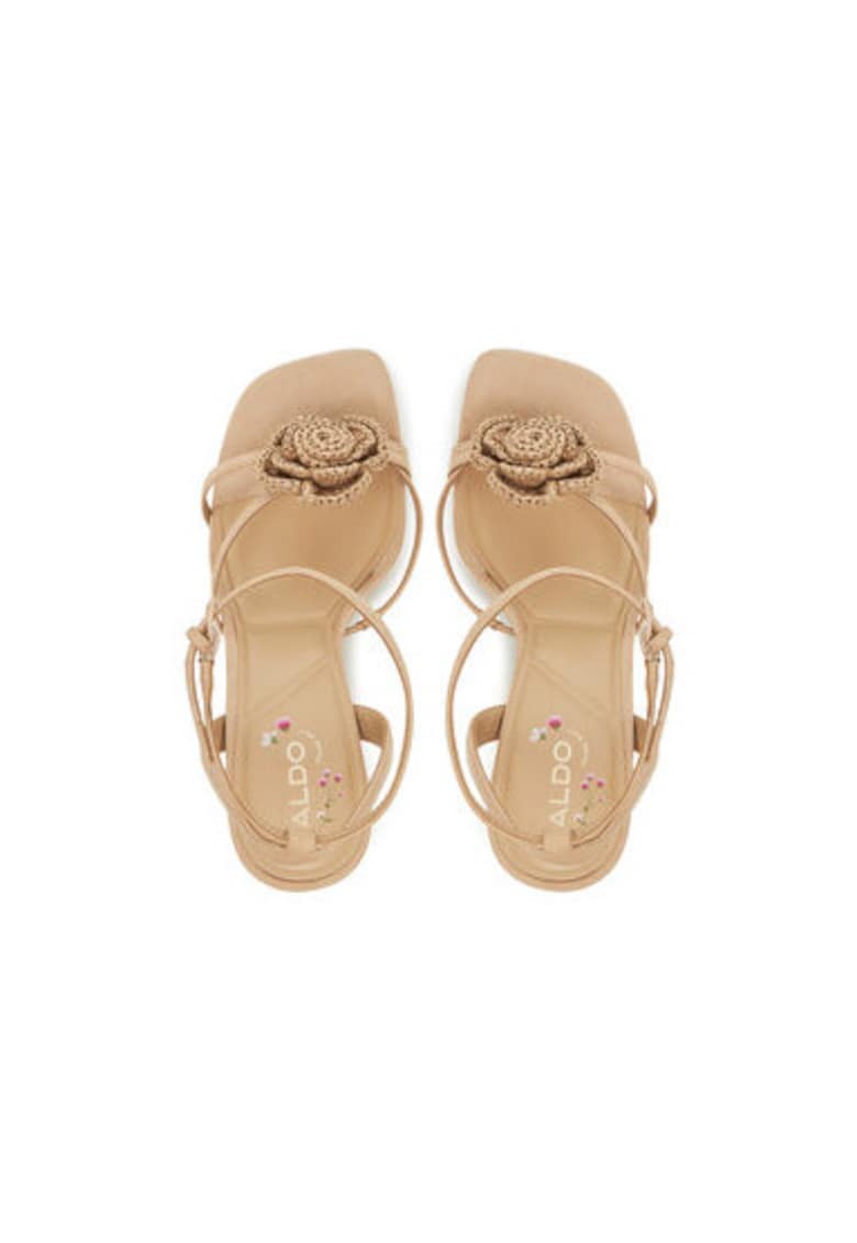 Sandale dama - 13966744 - Piele naturala - Bej