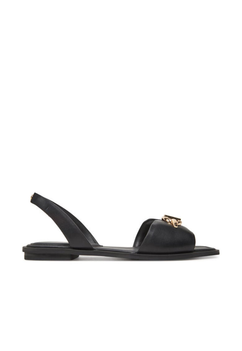 Sandale dama - 13966654 - Piele ecologica - Negru