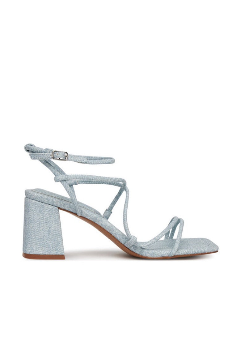 Sandale dama - 13990938 - Textil - Albastru