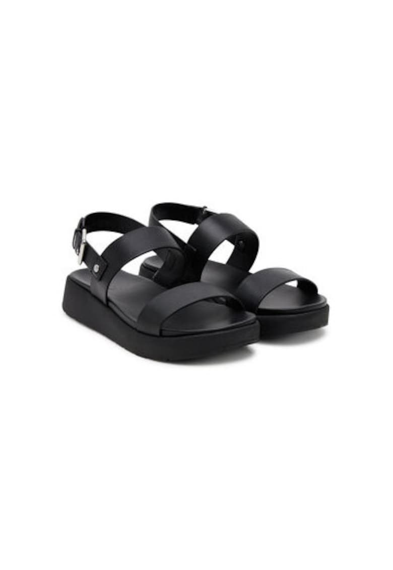 Sandale dama - 13543044 - Piele naturala - Negru
