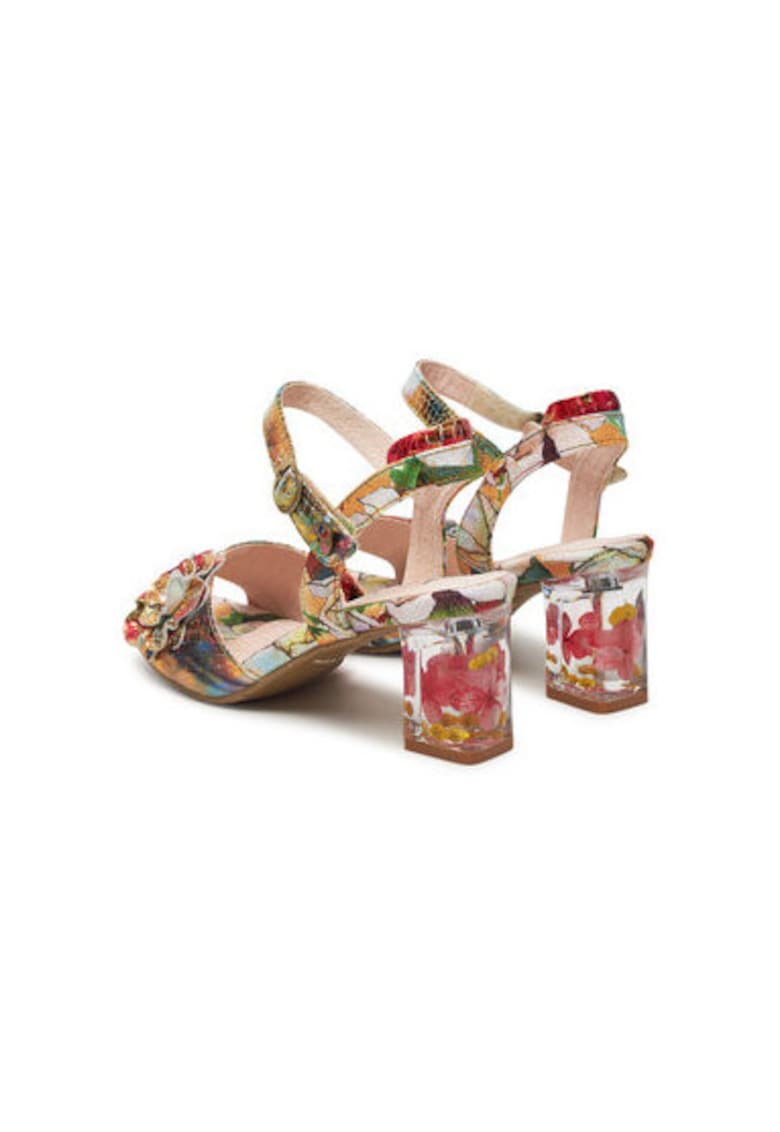 Sandale dama - LUCIEO 25 - Piele naturala - Multicolor