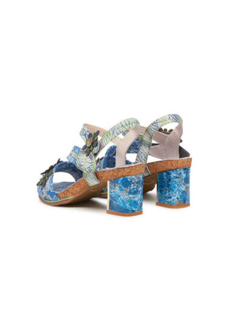 Sandale dama - FABULEUXO 12 - Piele naturala - Multicolor